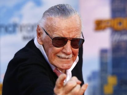 Stan Lee, en el estreno de Spider-Man: Homecoming, en junio de 2017 en Los &Aacute;ngeles (California, EE UU).