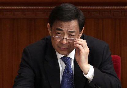 Bo Xilai, cuando era secretario del PCCh en Chongqing.