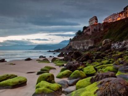 La costa asturiana en Lastres.