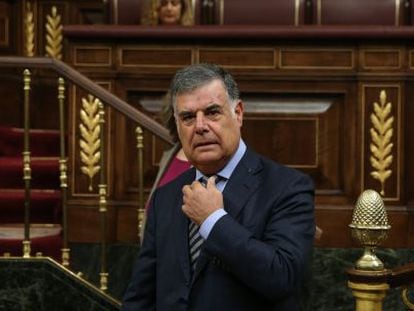 José Antonio Viera en el Congreso de los Diputados.