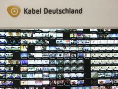 Logotipo de Kabel Deutschland en las instalaciones de la compa&ntilde;&iacute;a. 