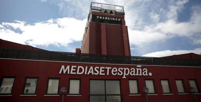 Sede de Mediaset, en Madrid. 