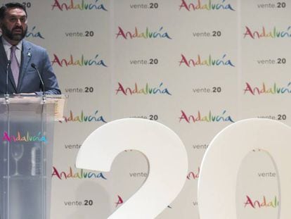 Javier Fernández, en la presentación del Plan Estratégico de Marketing Turístico Horizonte 2020.