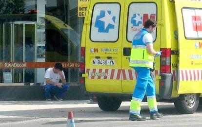 Una ambulancia del SUMMA.