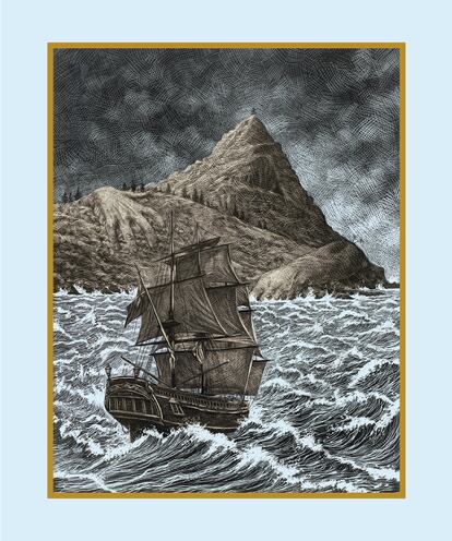 Portada de 'Big Fence / Pitcairn Island' de Rhiannon Adam