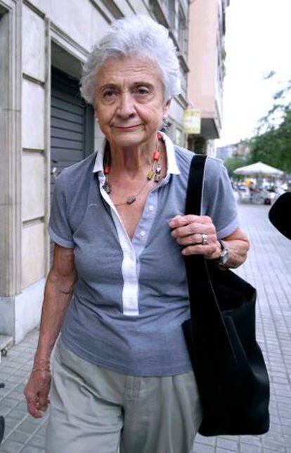 Marta Ferrusola el pasado 2 de septiembre.