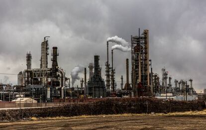 Una refinería de petróleo en Utah, Estados Unidos