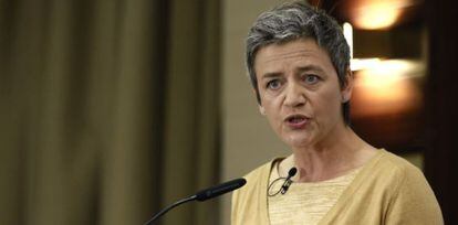 La comisaria europea de Competencia, Margrethe Vestager.