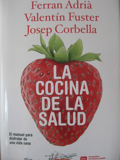 Portada del libro <i>Cocina de la salud</i>, editado por la editorial Planeta.