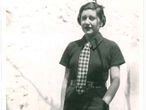 La periodista Josefina Carabias, de vacaciones en su pueblo, Arenas de San Pedro, en 1934. / ARCHIVO FAMILIAR
