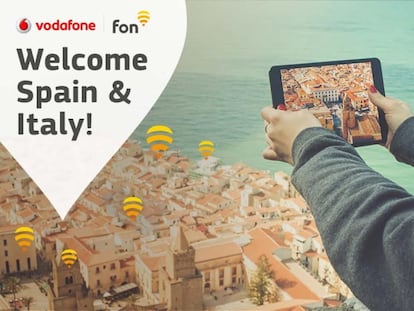 Los routers de Vodafone compartirán su WiFi con Fon en España e Italia