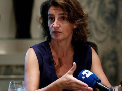 La ministra para la para la Transición Ecológica, Teresa Ribera. En vídeo, declaraciones de Ribera.