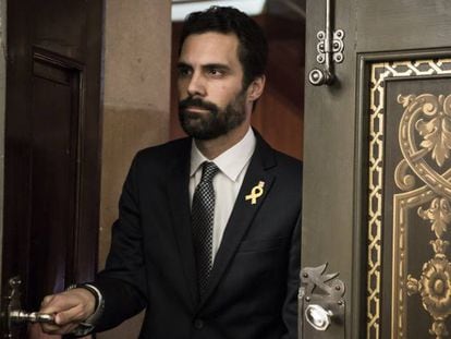 El presidente del Parlament, Roger Torrent.