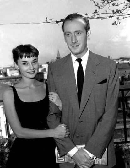 Audrey Hepburn y James Hanson, en 1952.