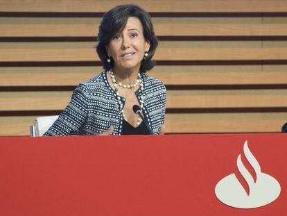 Ana Patricia Bot&iacute;n, presidenta de Santander.