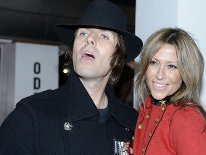 Liam Gallagher y su exesposa Nicole Appleton, en una  im&aacute;gende 2012.