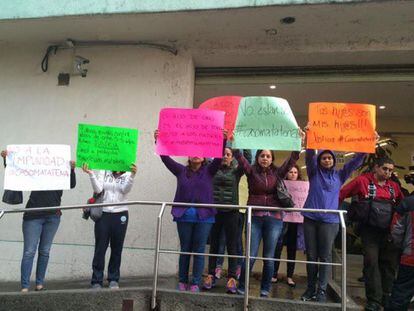 Las madres de los niños abusados se han manifestado varias veces en la Fiscalía de la Ciudad de México.