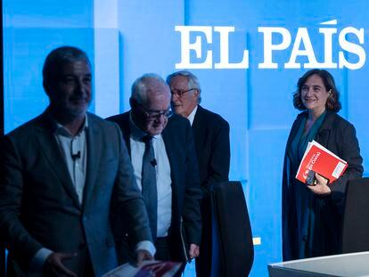 Los alcaldables participantes para el debate organizado por EL PAÍS y SER Catalunya abandonan el estudio Toreski.