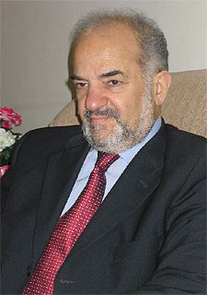 Ibrahim al Yafari, durante la entrevista en Bagdad.