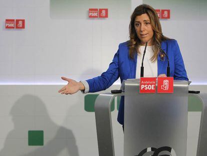 Susana D&iacute;az, secretaria de Organizaci&oacute;n del PSOE andaluz.