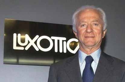 El fundador de Luxottica, Leonardo Del Vecchio en 2005.