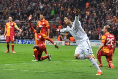 Cristiano, tras marcar al Galatasaray en Estambul el curso pasado.