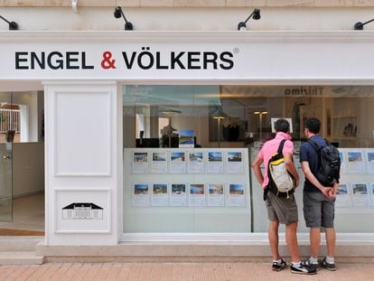 Agencia de Engel & Völkers en Port d'Andratx, en Mallorca.