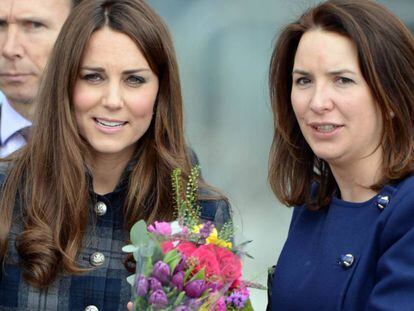 Kate Middleton y Rebecca Deacon, en Escocia.