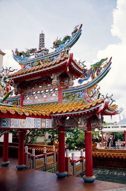 El barrio chino de Singapur está salpicado de numerosos templos.
