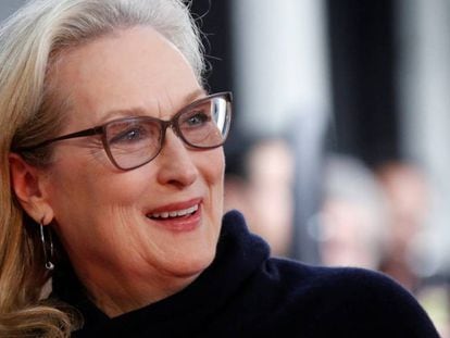 La actriz Meryl Streep el pasado 5 de enero en el Paseo de la Fama de Hollywood, acompa&ntilde;ando a su amiga Viola Davis, quien recibi&oacute; una estrella.
