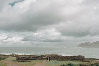 El cementerio de los Ingleses, entre la punta do Boi y la punta da Cagada, un punto fatídico en el que han muerto 245 marineros.