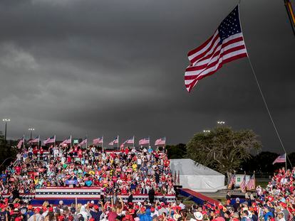 Mitin en Miami del expresidente Donald Trump el 6 de noviembre de 2022