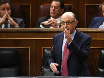 El ministro de Hacienda, Cristóbal Montoro.