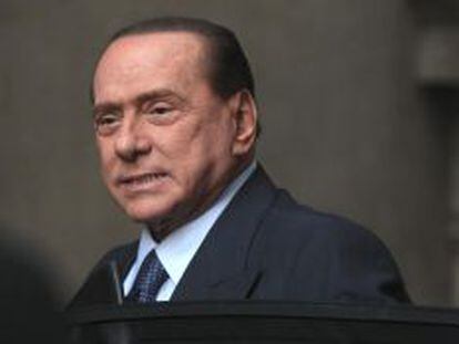 Silvio Berlusconi, l&iacute;der del Pueblo de la Libertad (PDL) 