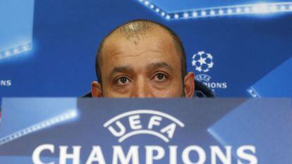 Nuno, en la rueda de prensa oficial del partido contra el Zenit.