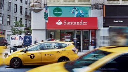 Oficina del Banco Santander en Broadway.