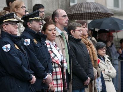 Concentración del pasado 4 de enero en la Xunta contra un crimen machista.