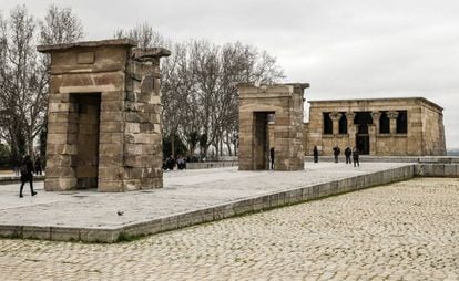 El templo de Debod, en Madrid, en una foto de archivo.