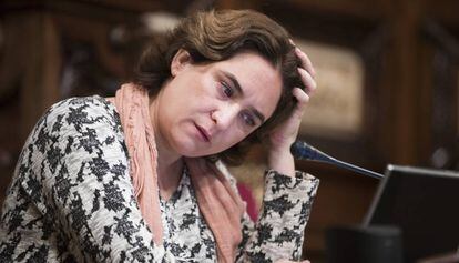 La alcaldesa de Barcelona, Ada Colau.