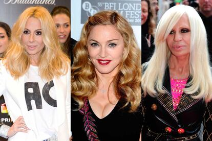 España también tiene un buen número de wannabes, empezando por Marta Sánchez. Ella siempre ha querido ser la Madonna española (no solo por su aspecto sino musicalmente) pero los arreglillos de los últimos años la sitúan más cerca de Donatella Versace.