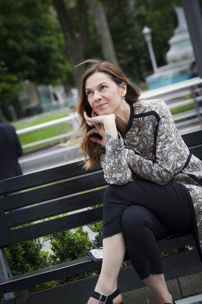 Magdalena Zernicka-Goetz en Bilbao, donde asistió al séptimo congreso internacional del Instituto Valenciano de Infertilidad