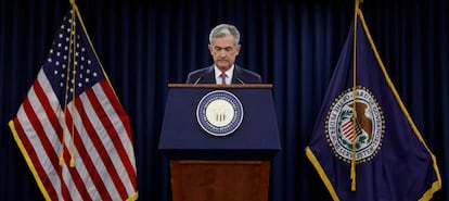 Jerome Powell, presidente de la Fed.