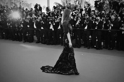 Julianne Moore en la presentación de 'Café Society'.