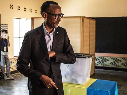 Kagame, reelegido presidente de Ruanda por otros siete años