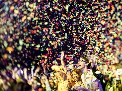 Un momento del concierto de The Flaming Lips.