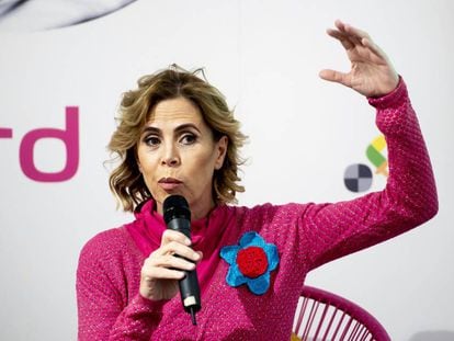 Ágatha Ruiz de la Prada en un acto en Madrid el 28 de noviembre de 2018.