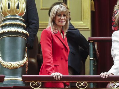 Begoña Gómez, esposa de Pedro Sánchez, el 15 de noviembre de 2023 en el Congreso.