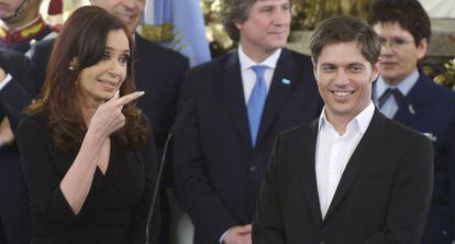 El acto de toma de juramento de Axel Kicillof.