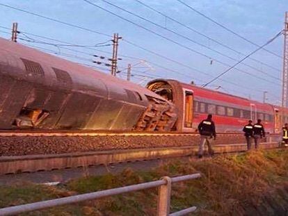 El accidente de tren de Italia, en imágenes