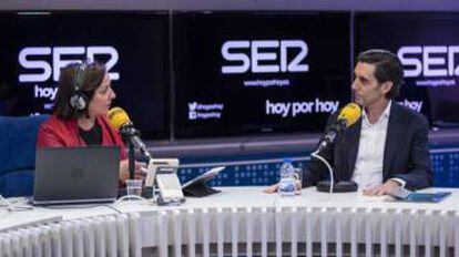 Pepa Bueno entrevista al presidente de Telefónica, José María Álvarez-Pallete